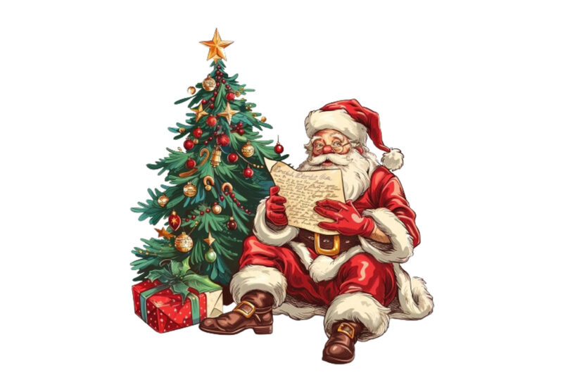 cartoon Santa Claus