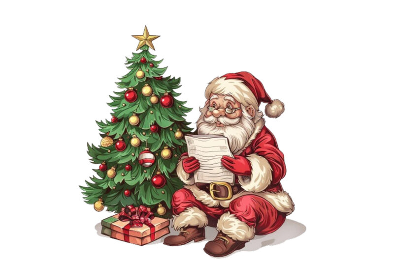 cartoon Santa Claus