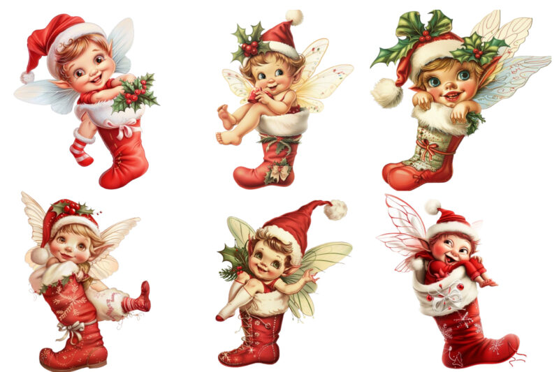 baby fairy Santa