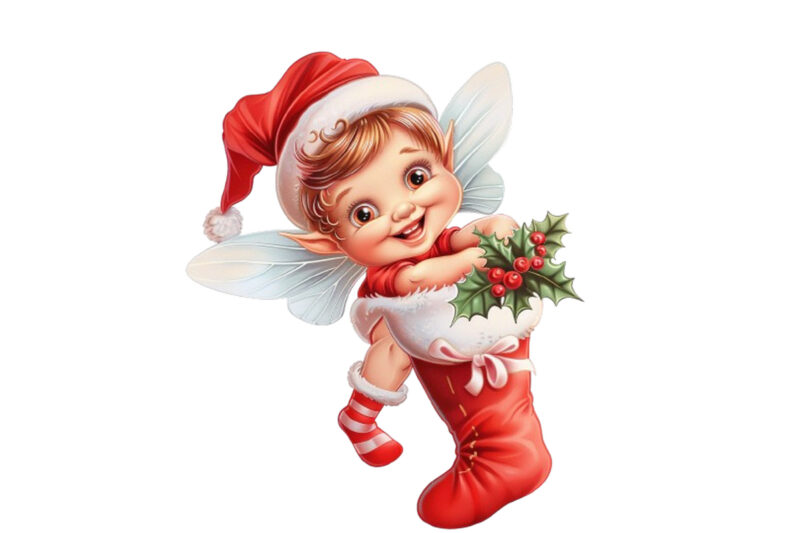 baby fairy Santa
