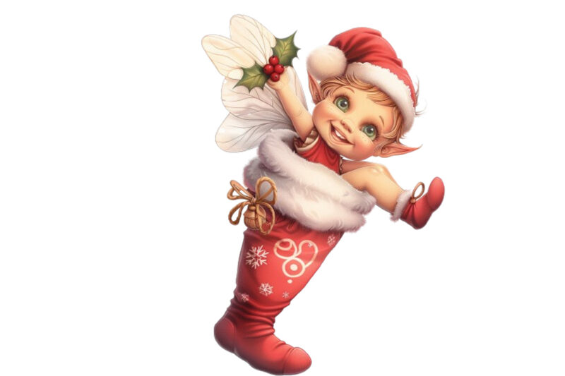 baby fairy Santa