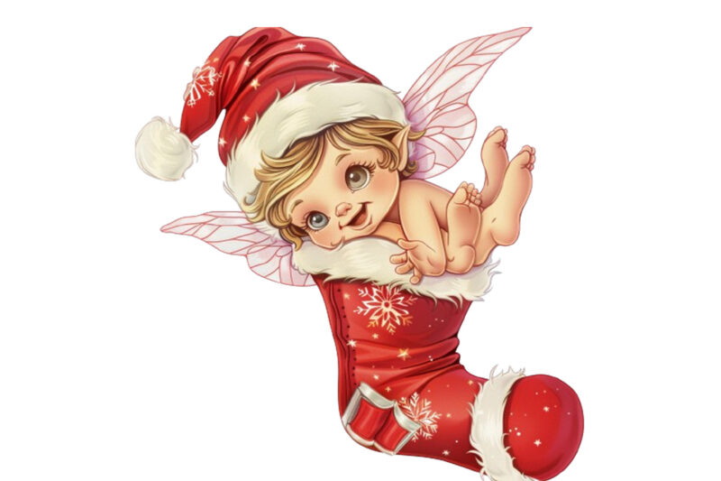 baby fairy Santa