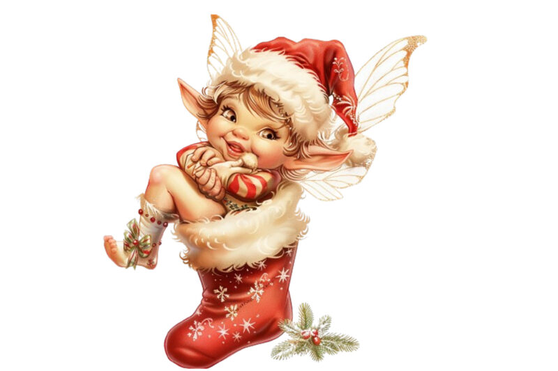 baby fairy Santa