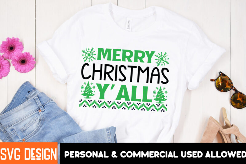 Christmas T-Shirt Design Bundle, Christmas T-Shirt Design, Christmas SVG Bundle, Christmas Vector Bundle