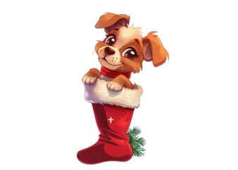 beautiful baby cartoon dog pappy