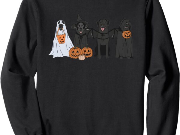 Black labrador halloween sweatshirt Black labrador halloween sweatshirt