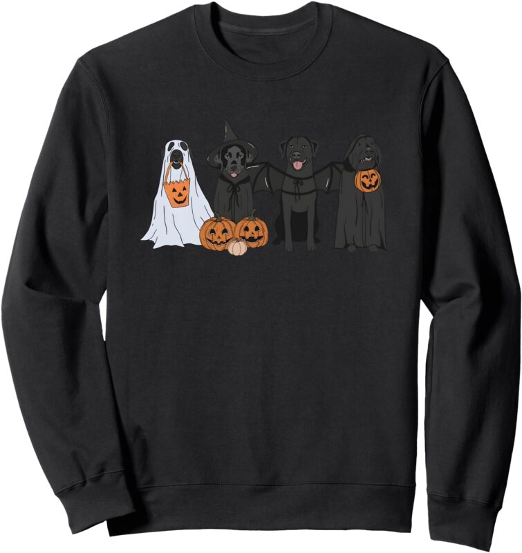 black labrador halloween Sweatshirt