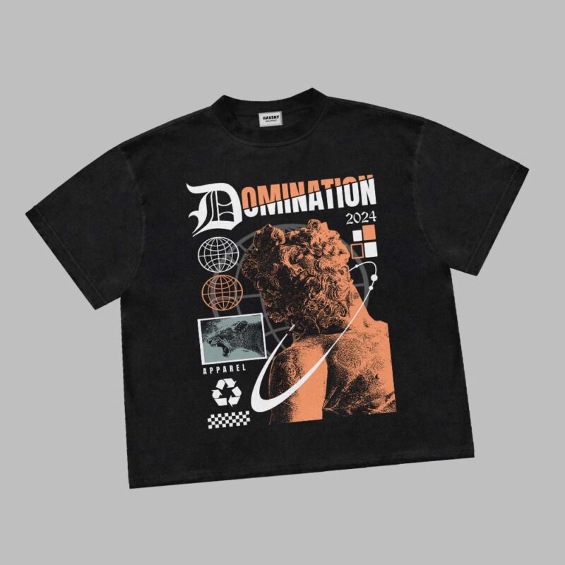 domination streetwear t-shirt design