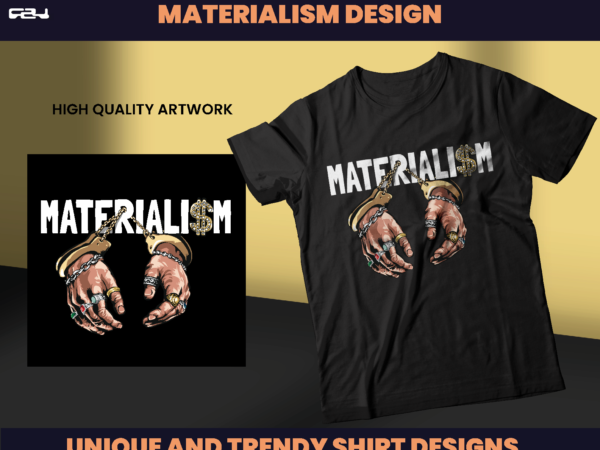 Materialism streetwear designs, t-shirt design, aesthetic design, shirt designs, statue design, graphics tees, urban design, dtf, dtg Materialism streetwear designs, t-shirt design, aesthetic design, shirt designs, statue design, graphics tees, urban design, dtf, dtg