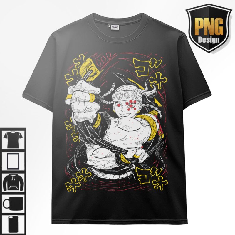 20 Demon slayer Kimetsu no Yaiba Anime Design Bundle 20 PNG For TShirt Poster Japanese Style