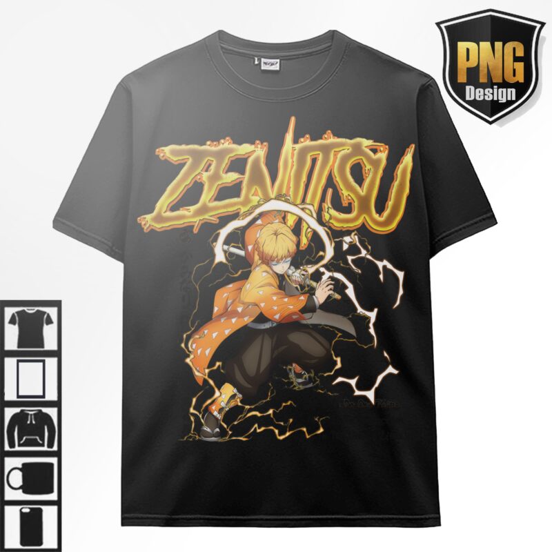 20 Demon slayer Kimetsu no Yaiba Anime Design Bundle 20 PNG For TShirt Poster Japanese Style