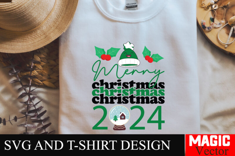 Merry Christmas 2024 SVG Cut File,Winter svg, Santa SVG, Holiday, Merry Christmas, Christmas Bundle, Funny Christmas Shirt, Cut File Cricut,