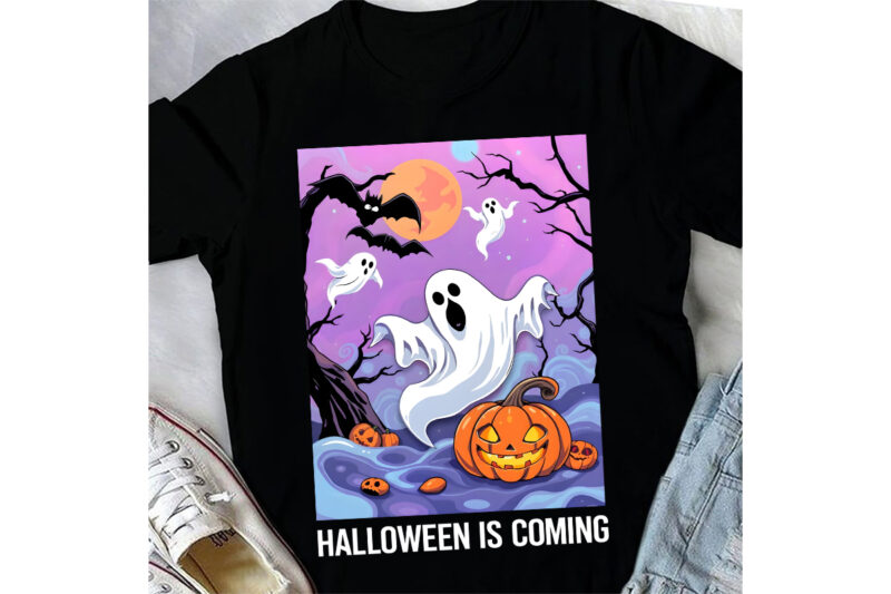 Halloween is Coming T-Shirt Design , Halloween t-shirt design,halloween,Halloween t-Shirt Design bundle,Happy halloween t-shirt design