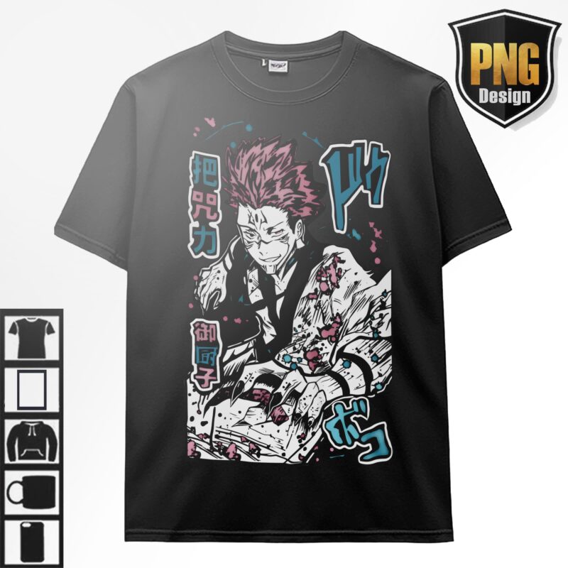 20 Demon slayer Kimetsu no Yaiba Anime Design Bundle 20 PNG For TShirt Poster Japanese Style