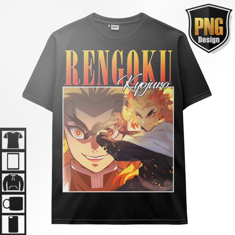 20 Demon slayer Kimetsu no Yaiba Anime Design Bundle 20 PNG For TShirt Poster Japanese Style