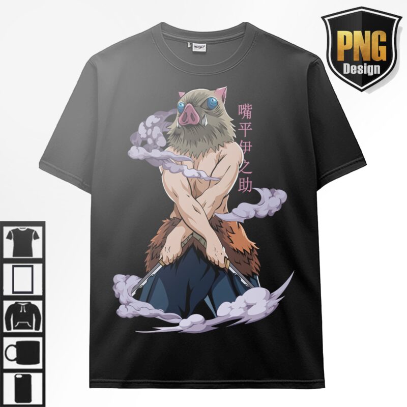 20 Demon slayer Kimetsu no Yaiba Anime Design Bundle 20 PNG For TShirt Poster Japanese Style