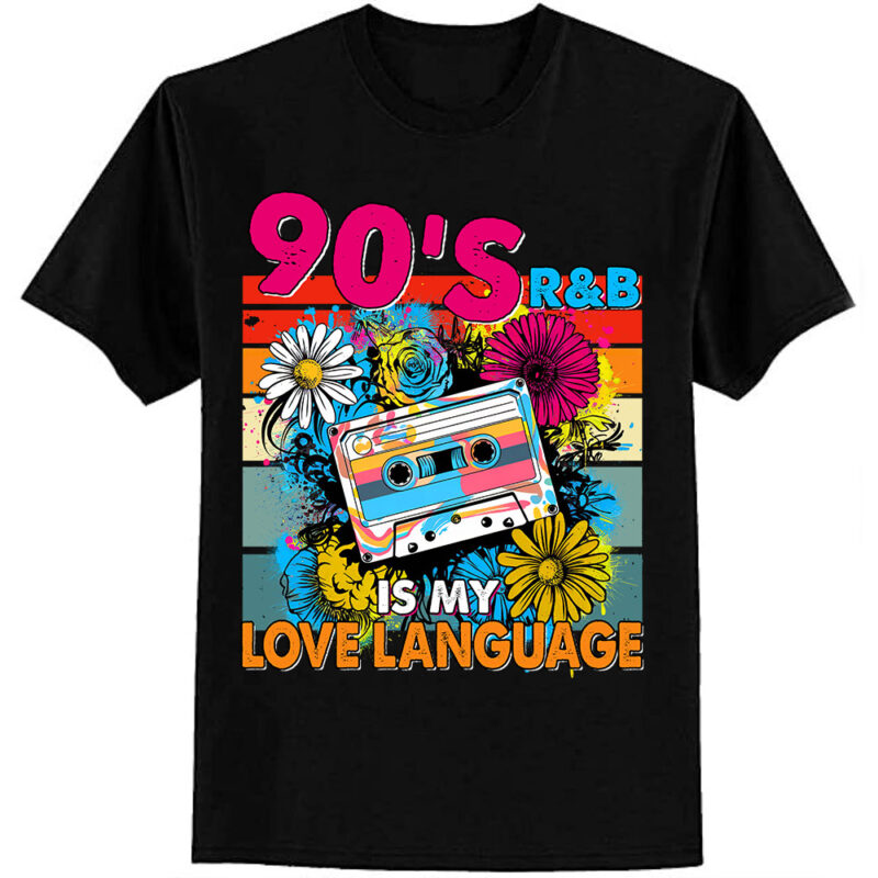90’s R&B RnB Music Lover For Men Women Girl T-Shirt ltsp