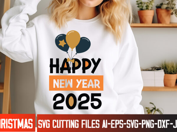 Happy new year 2025 t-shirt design Happy new year 2025 t-shirt design