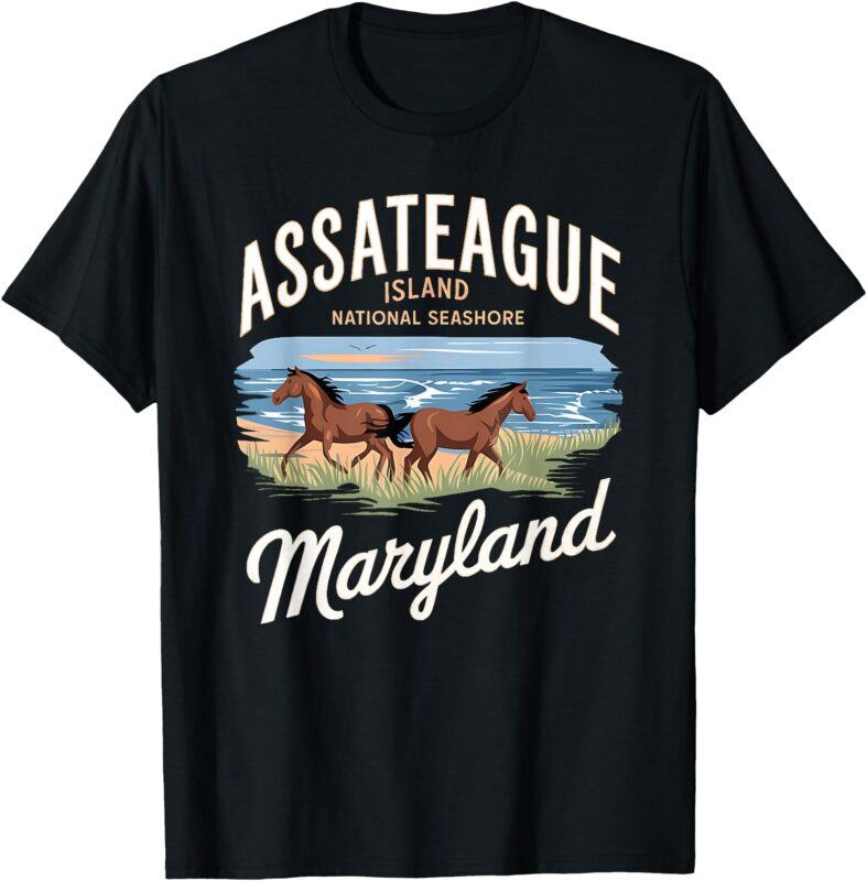 Assateague Island Maryland Adventure National Park T-Shirt