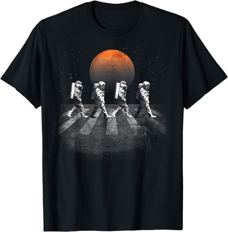 Astronauts Journey to Mars Astronauts in Walking in Space T-Shirt