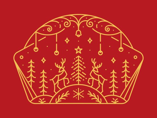 Christmas ornament 2 t shirt vector file