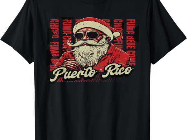 Bad santa boricua t-shirt Bad santa boricua t-shirt