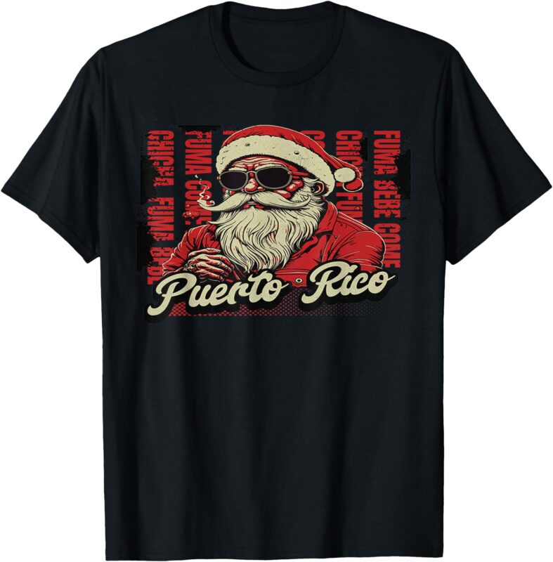 Bad Santa Boricua T-Shirt
