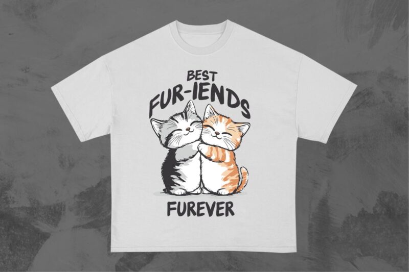 Funny Pet Cat T-Shirt Designs Bundle