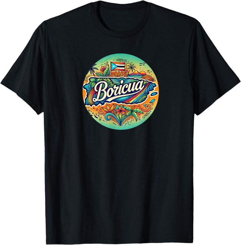 Boricua Roots Dark Humor Graphic Tees T-Shirt
