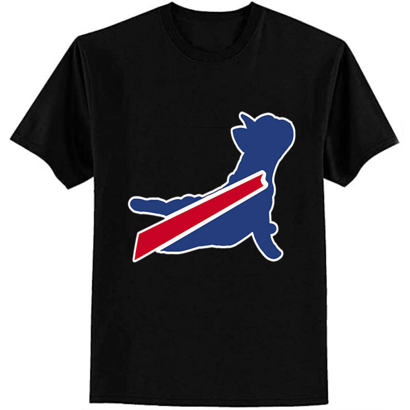 Buffalo Bills French Bulldog T-Shirt