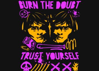 Born The Doubt Graffiti T-shirt Design