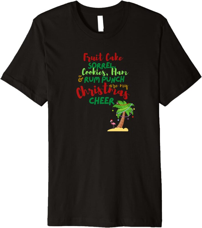 Caribbean Christmas Things Premium T-Shirt