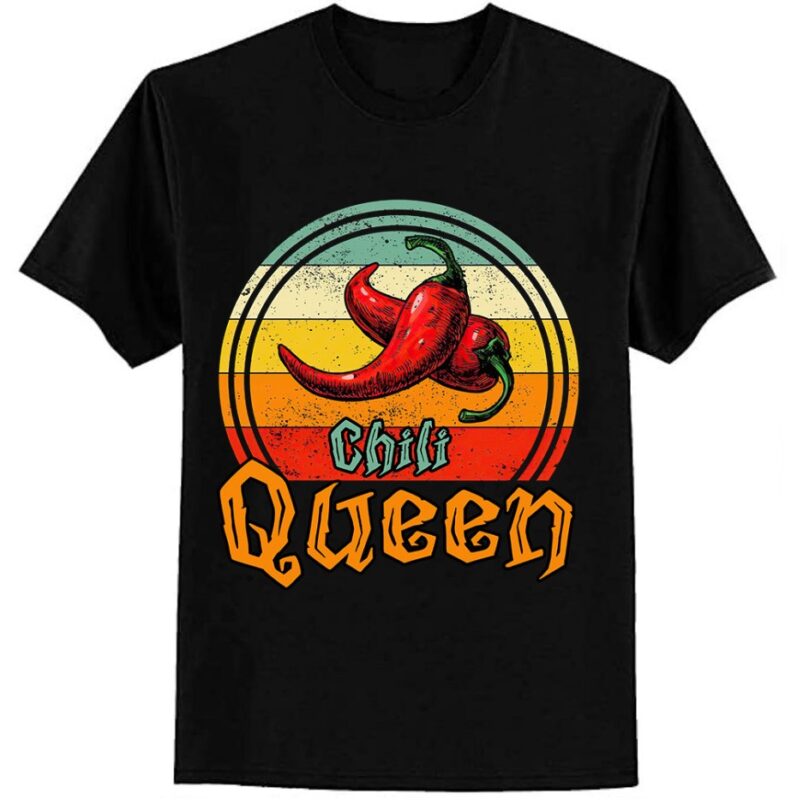 Chili Queen Chili Cook Off Funny Cooking Competition Pepper T-Shirt ltsp