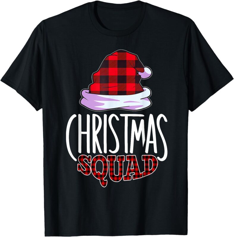 Christmas Squad Family Group Matching Christmas Pajama Party T-Shirt