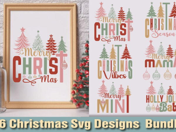 Christmas t-shirt designs bundle christmas svg designs bundle