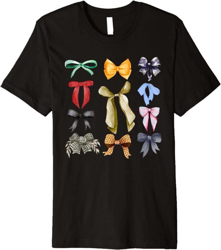 Coquette Eras Bows Premium T-Shirt