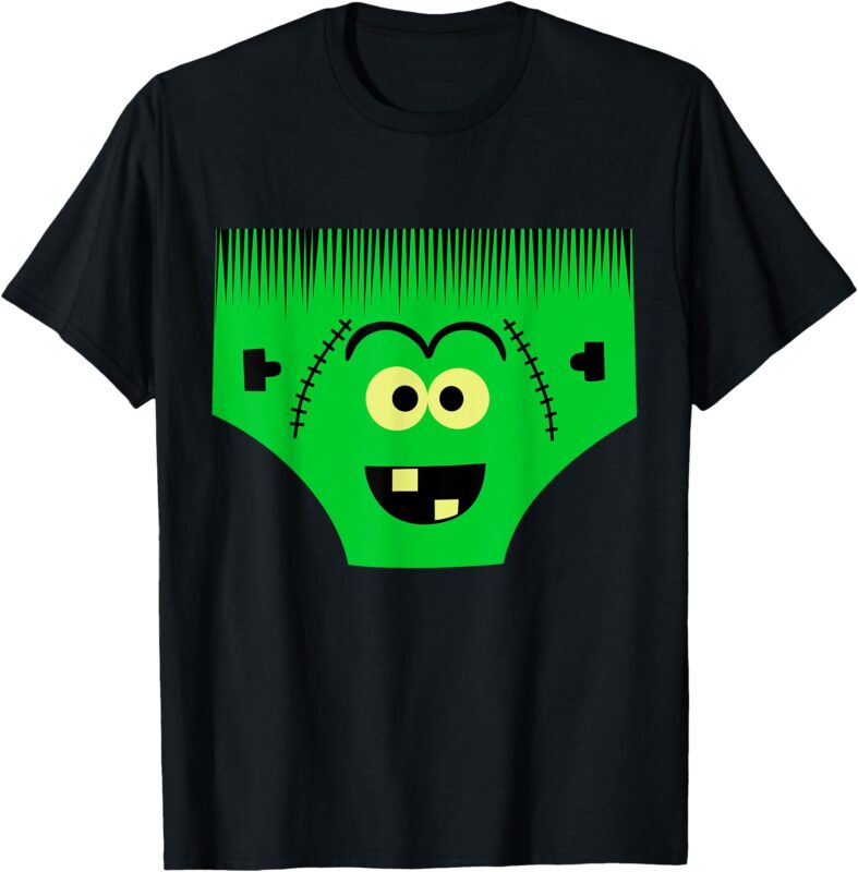 Creepy Of Underwear Face Halloween Costume T-Shirt