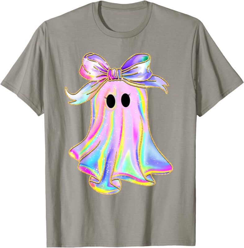 Cute Colorful Boo Ghost Halloween Costume Girls Kids Toddler T-Shirt