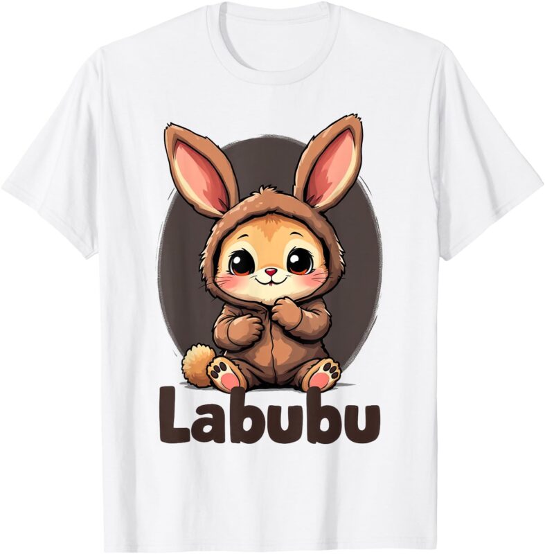 Cute Labubu Brown Meme Funny Monsters T-Shirt