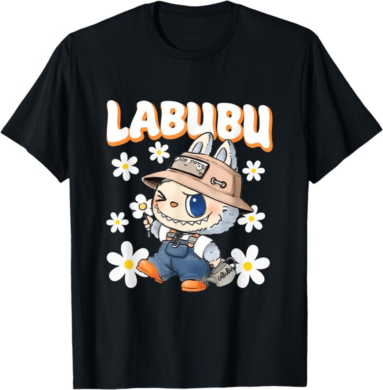 Cute Labubu Happy Halloween Chrismast HalloThanksMas T-Shirt