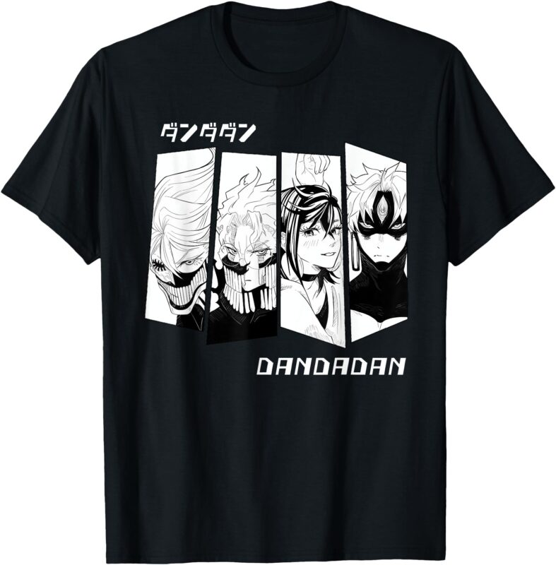 Dandadan Okarun Momo Cool Anime Manga Characters T-Shirt