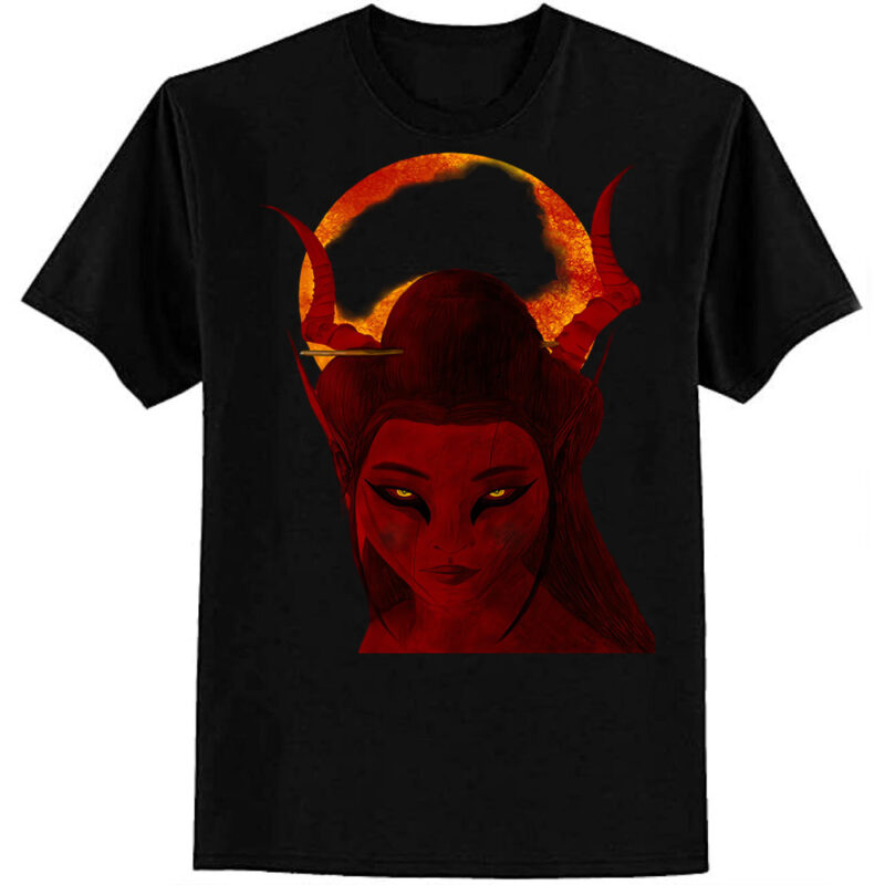 Dark Geisha Red Classic T-Shirt