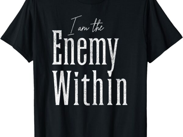 Democrat kamala harris enemy within anti-trump left wing t-shirt