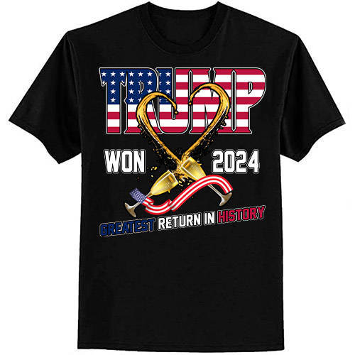 Donald Trump Won 2024 Election Inauguration Men Women Kids T-Shirt ltsp