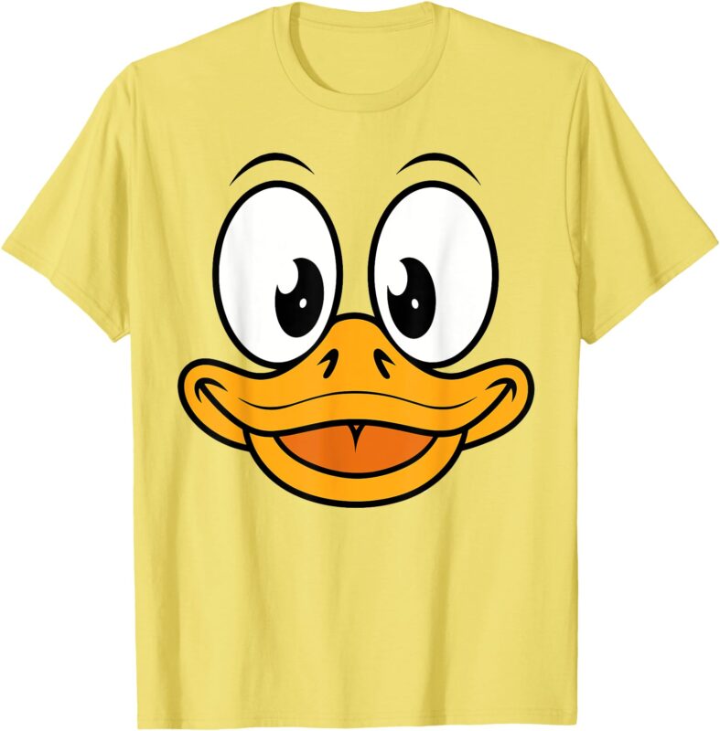 Duck Shirt Adult Kids Men Women Duck Face Costume T-Shirt