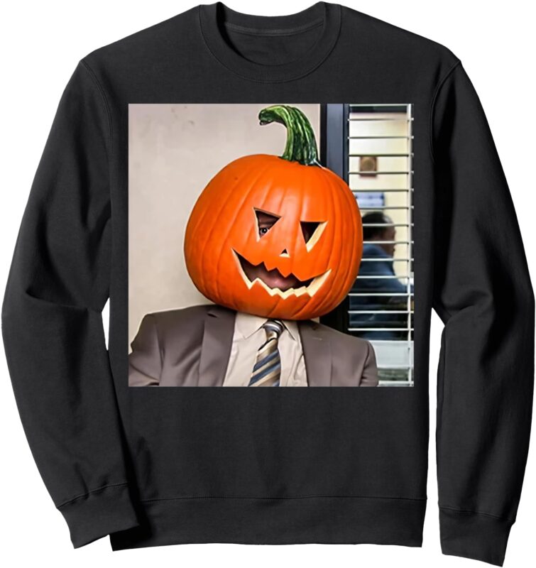 Dwight Pumpkin Head Sweatshirt