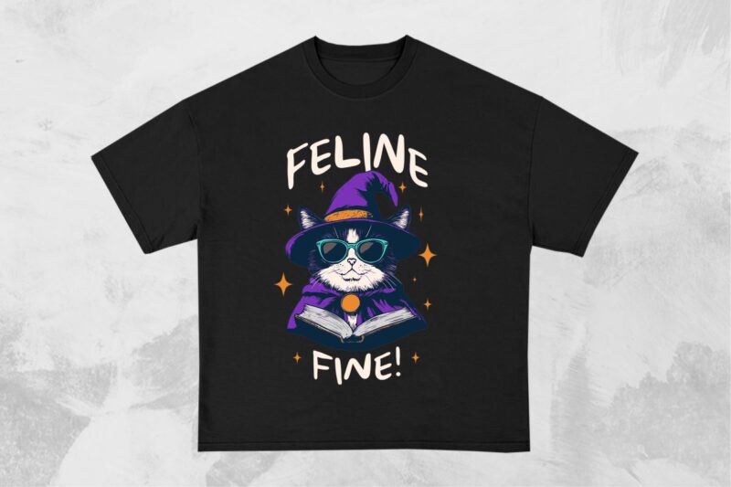 Funny Pet Cat T-Shirt Designs Bundle