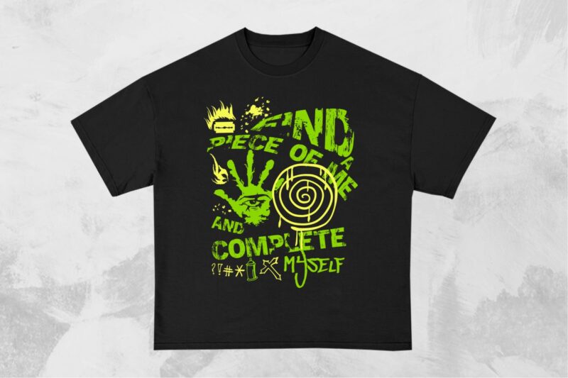 Graffiti Streetwear T-Shirt Designs Bundle