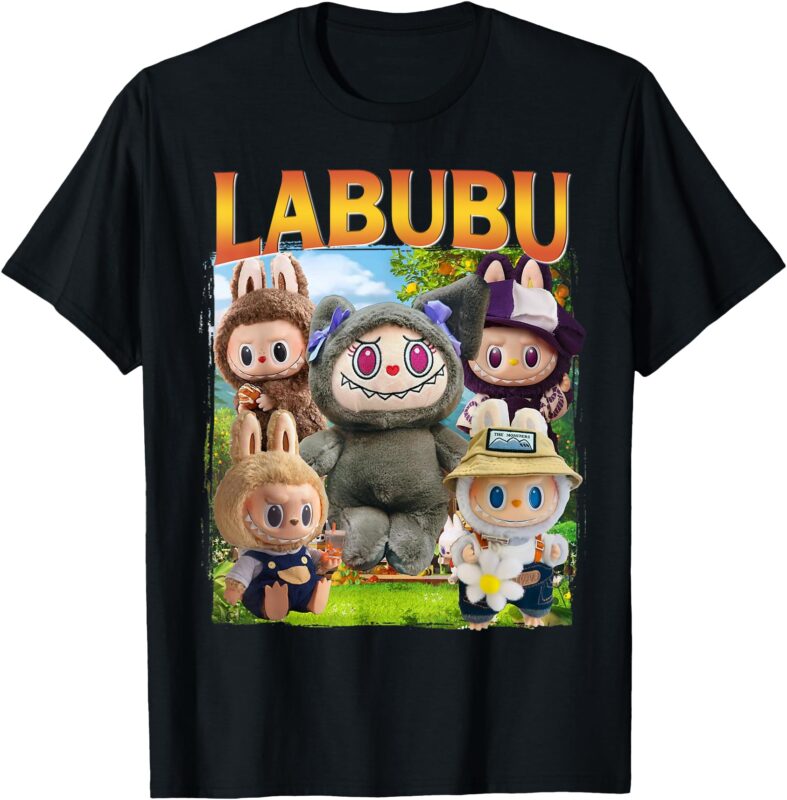 Funny Labubu Cute Labubu The Monsters Meme Vintage T-Shirt
