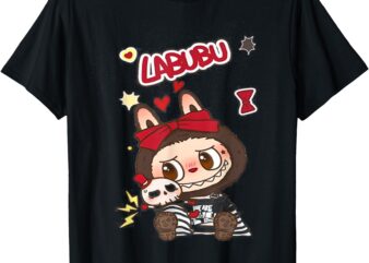 Funny Labubu Cute Labubu The Monsters Red Meme T-Shirt